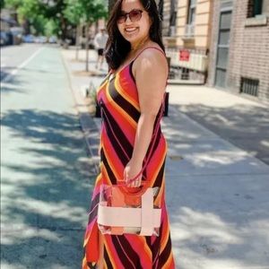 NWT Christopher John Rogers for Target – Chevron Sleeveless Slip Dress Size 16